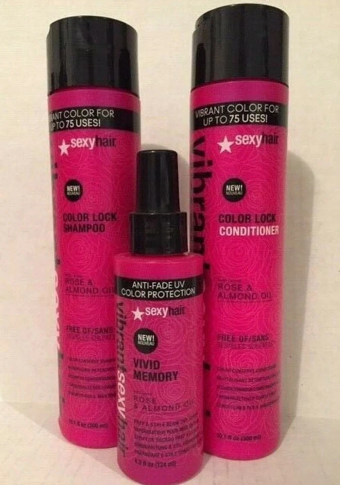 Hair Vibrant Color Lock Sulfate- Conserve Shampoo 10.1 Ounce