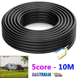 10m 5 Core Wire Cable Trailer Boat Truck Caravan Van Car Wiring Led Light Roll - Picture 1 of 7