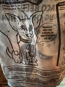 Vintage Yo Quiero Taco Bell sprechender Chihuahua Hund Plüsch sitzend "vollständig versiegelt" - Bild 1 von 2