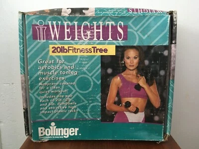 ВИНТАЖНЫЙ BOLLINGER 20 ФУНТОВ ОБЩИЙ ВЕС ФИТНЕС ДЕРЕВО 2 3 5 НЕОПРЕН ЛОТ СТОЙКА - Изображение 1 из 2