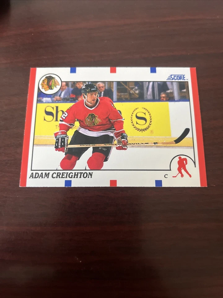 1990 Score Adam Creighton #82 Chicago Blackhawks - Image 1 of 1
