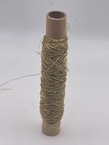 80"+Yd Metallic Gold Hand/Sewing Machine String 1.5mm Use Hair/Necklace craft - Picture 1 of 4
