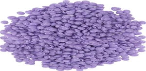 Blue Pearl Wax Purple Glacier Bead Hartwachs (streifenlos) kleiner Beutel 1 Pfund - Bild 1 von 1