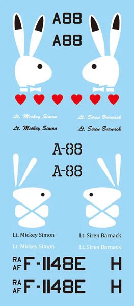 WANDD Studio 1/48 F-14 in Area88 Decal - Image 1 of 1