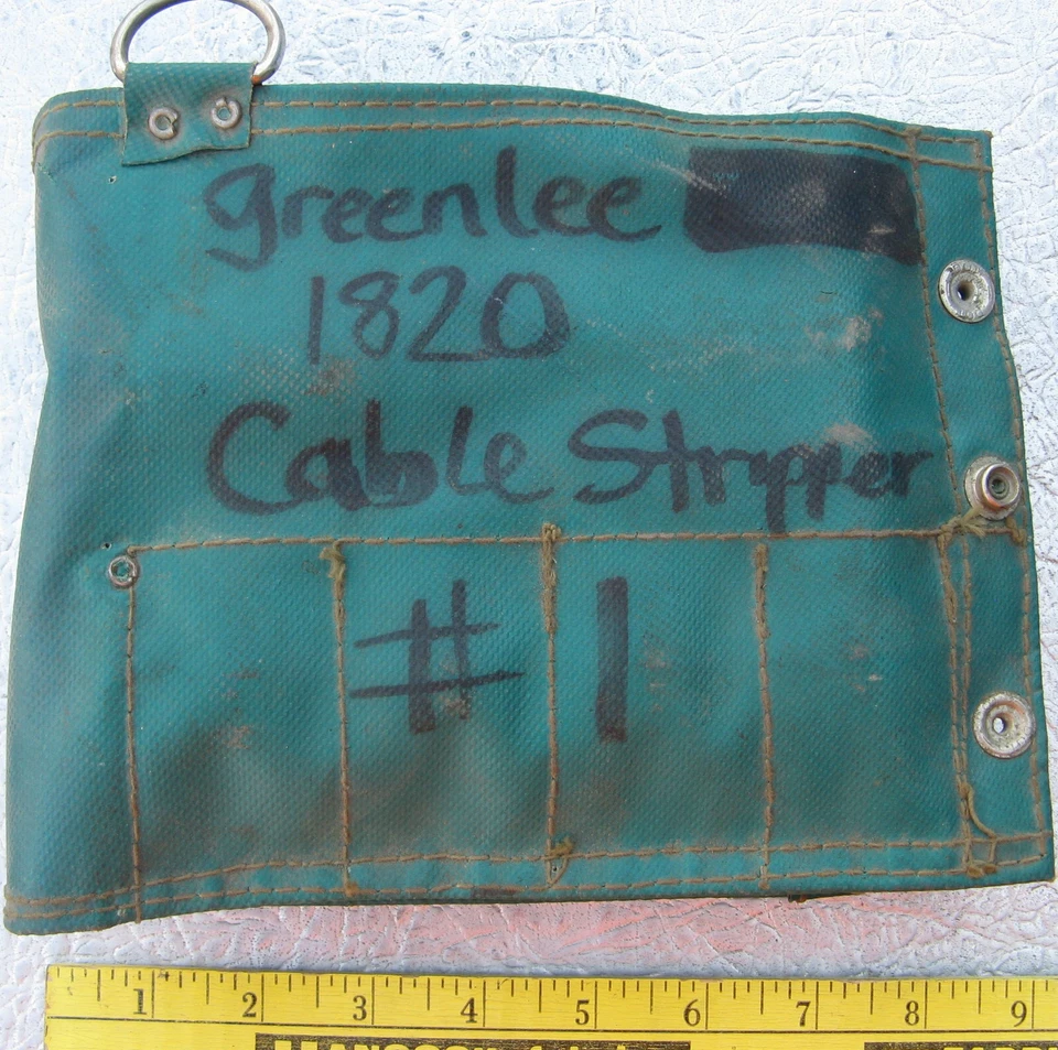 Pelacables Greenlee 1820 con 4 troqueles 4/0 (1822) 250 MCM (1823) 350 MCM (1824) 50 Foto 1 de 4