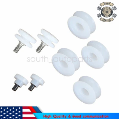 A body Window Roller Rear Quarter Glass Set Fits 68-72 GM Chevy GTO 442 GS 8pcs - Image 1 of 4