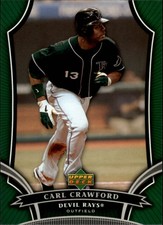 2007 Upper Deck Holiday Inn Tampa Bays Devil Rays Baseball Card #44 Crawford