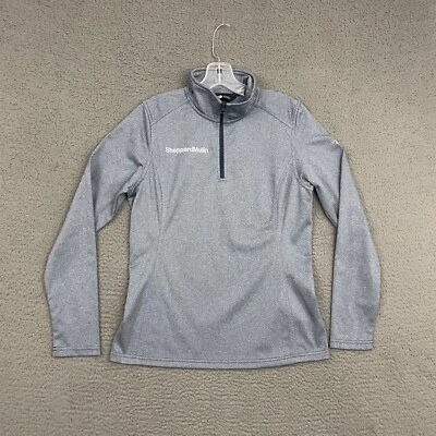 The North Face Pullover Womens Medium Blue 1/4 Zip Long Sleeve Hiking Outdoor Foto 1 de 4