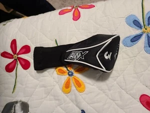 NEW Head Cover Walter Hagen AWX 3 Fairway Wood Black & Gray & White Trim - Picture 1 of 3