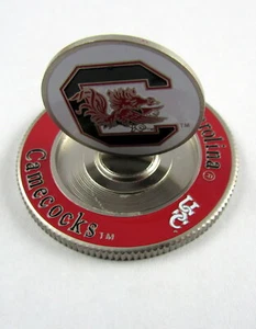 GOLF NCAA METAL POKER CHIP Mondomark Ball Mark SOUTH CAROLINA GAMECOCKS - Picture 1 of 3