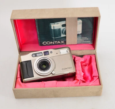 YASHICA Contax T VS + Vario Sonnar 3,5-6,5/28-56 red T ZEISS⭐Point & Shoot (7149 - Bild 1 von 4