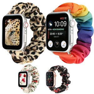 For Apple Watch Series Ultra 10/9/8/7/6/SE 38/42 40/44 Scrunchie Loop Band Strap - Picture 1 of 25