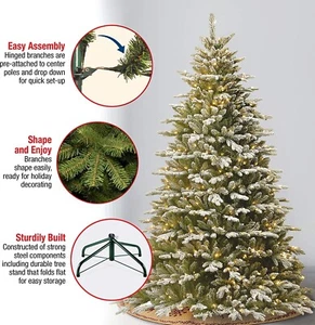 National Tree Company 'Feel Real' Pre-lit Artificial Christmas Tree | 7.5ft - Picture 1 of 4