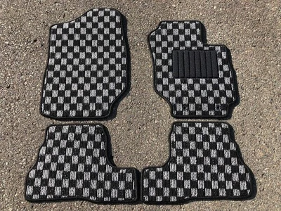 Suzuki Jimny Sierra JB74W MT Check Gray Black Floor Mats Carpets 2018+ RHD Japan Foto 1 de 4