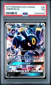2017 Pokemon Sonne & Mond Umbreon GX #80 PSA 7 NM #129856968 - Bild 1 von 2