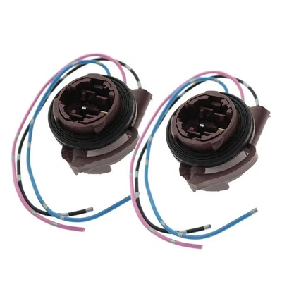 2pc Car Light Bulb Socket 3 Wire Harness for 3057 3155 3357 3457 3757 4057 - Image 1 of 4