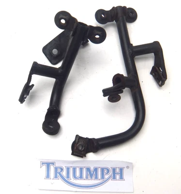 TRIUMPH DAYTONA 955i OIL COOLER RADIATOR BRACKETS OIL cooler STAYS BENT 2005 - Image 1 of 4