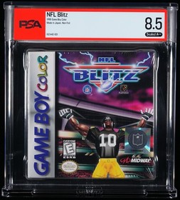 NFL Blitz (Game Boy Color, 1998) PSA Graded Sealed 8.5 A++ NOT WATA CGC VGA