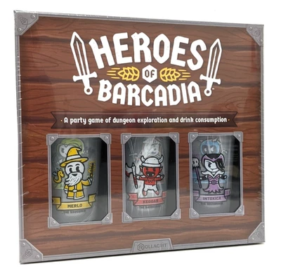 Heroes of Barcadia Juego de Mesa - Dungeon Exploration Party Game con Drink Challe Foto 1 de 4