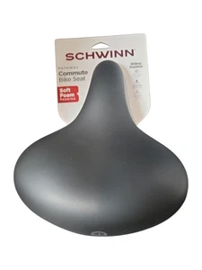 Asiento de bicicleta Schwinn Commute espuma suave moderada negro nuevo SW79846WM - Imagen 1 de 7