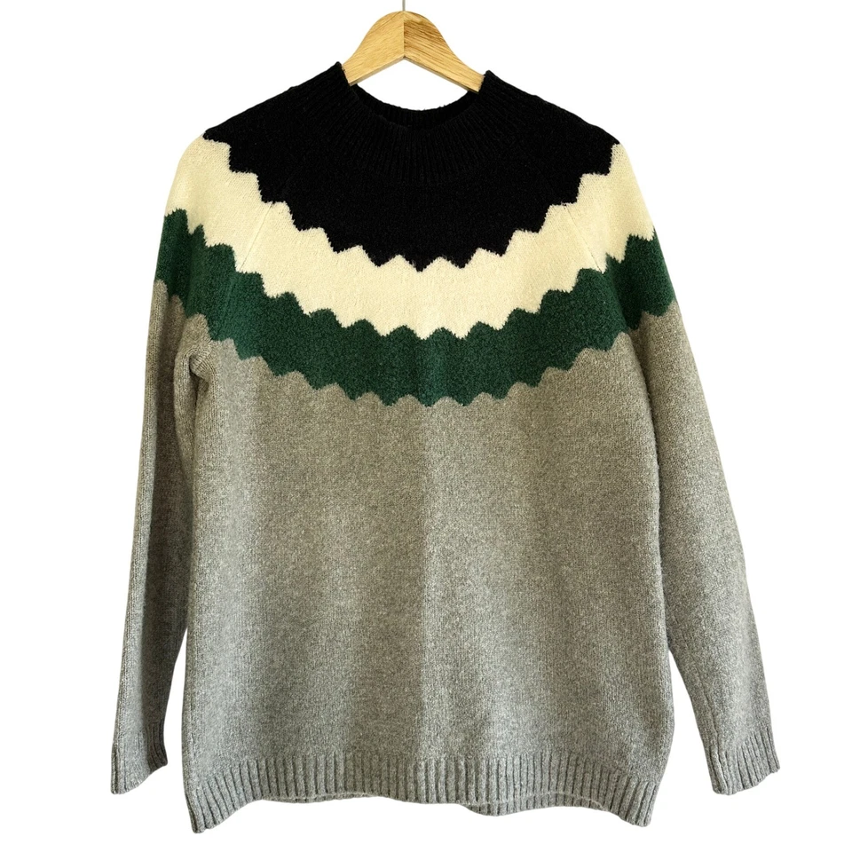 Suéter Talbots Talla Grande Bloque de Color Cuello Simulado Manga Larga Talla X Foto 1 de 4