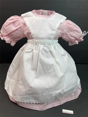 American Girl Kirsten Birthday Outfit~Apron~Dress Pleasant Company tag~Beautiful - Image 1 of 4