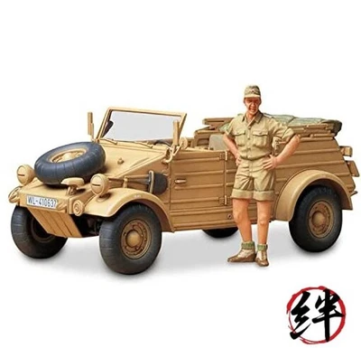 Tamiya Models German Kubelwagen Type 82 - Africa Corps plastic model - Image 1 of 4