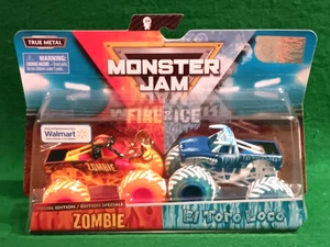 Spinmaster Fire and Ice Zombie/El Toro Lok Walmart exklusiv 2er-Pack, neu in Verpackung!!! - Bild 1 von 4