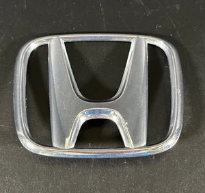 HONDA Chrome “H” Front Grille Emblem OEM Badge 75701-SDA-0001 Replacement 3.5x3 - Foto 1 di 7