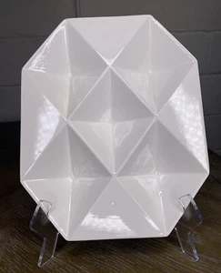 Vintage MCM Origami White Modern Serving Platter Plate Dish Japan - Picture 1 of 11