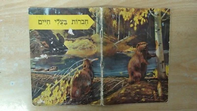 Old education book about beaver and ants. Beautiful colors. Collectibles. - Image 1 of 4