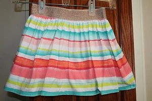 Gymboree DESERT DREAMS EUC 6 Painted watercolor stripe skort - Picture 1 of 2