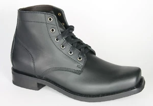 13303 Sendra botas con cordones STRONG Negro botas de motociclista - Imagen 1 de 6