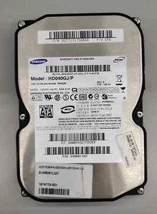 Unidad de disco duro de escritorio Samsung 40 GB HD040GJ/P 409681-001 3,5 SATA 7,2 K - Imagen 1 de 1