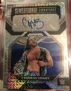 2023 Panini Prizm WWE Sensational Signatures Mojo Prizm Cameron Grimes 23/25 - Picture 1 of 2