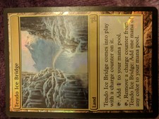Tendo Ice Bridge - Foil Light Played MTG Betrayers of Kamigawa Magic