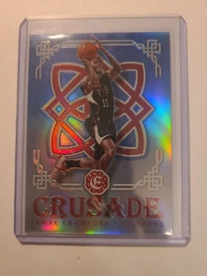 JAMAL CRAWFORD #76 2016-17 PANINI EXCALIBUR  CRUSADE SILVER PRIZM  039/149 - Image 1 of 4