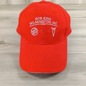 Bob King GMC Car Dealership Baseball Strapback Hat Mens OSFM Red Sweda USA - Picture 1 of 10