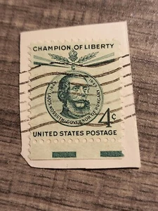 Lajos Kossuth GOVERNOR of Hungary Champion of Liberty 4c US Stamp Used - #5962 - Picture 1 of 2