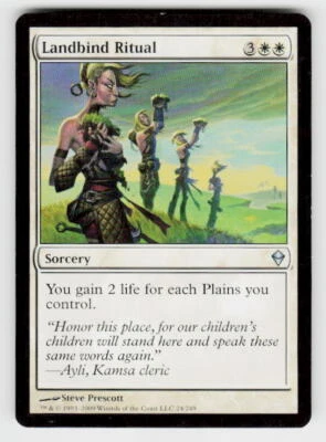 Zendikar #24 Landbind Ritual - Image 1 of 2