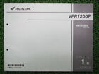 HONDA Genuine Used Motorcycle Parts List VFR1200F Edition 1 9020