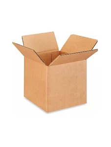 ULINE 6x6x6 Corrugated Cardboard Shipping Packing Boxes (Bundle of 25) - Picture 1 of 2