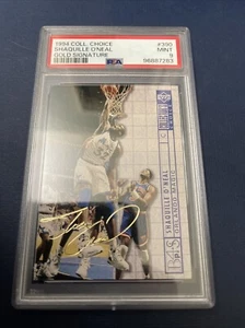 1994 Shaquille O'Neal Upper Deck Collezionisti Scelta FIRMA ORO #390 PSA 9 - Foto 1 di 2