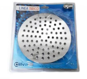 SOFFIONE DOCCIA VASCA DOCCETTA RICAMBIO MODERNO TONDO CM 20 - Imagen 1 de 1