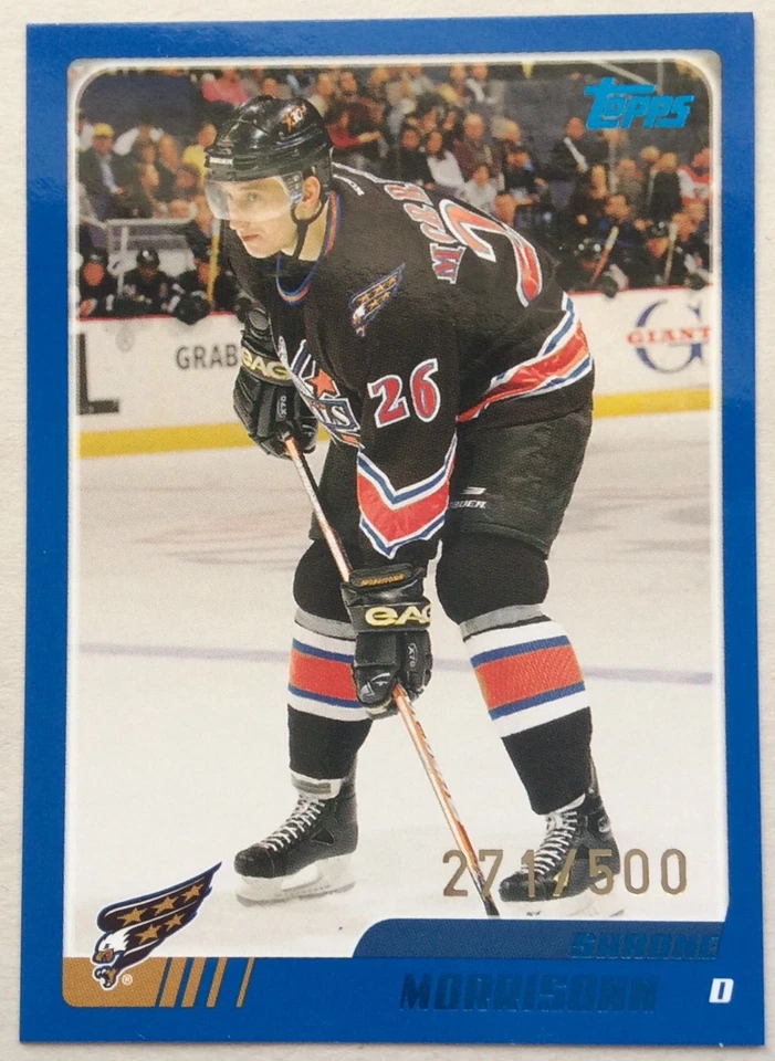 2003-04 SHAONE MORRISONN TOPPS TRADED BLUE PARALLEL #TT81 CAPITALS #271/500 - Image 1 of 1