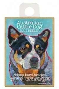 Australian Ganado Perro Tacón Azul Bonito Perro Nevera Cocina Imán NUEVO 2.5x3.5 B39 - Imagen 1 de 4