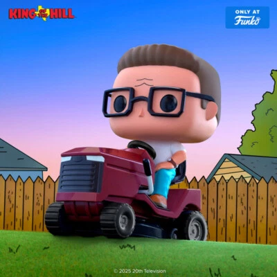 Funko Exclusive King of the Hill Pop! Rides Hank on Lawn Mower #131