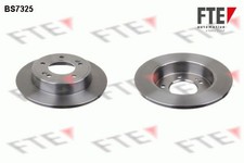 2x FTE brake disc brake discs set brakes rear 9072551