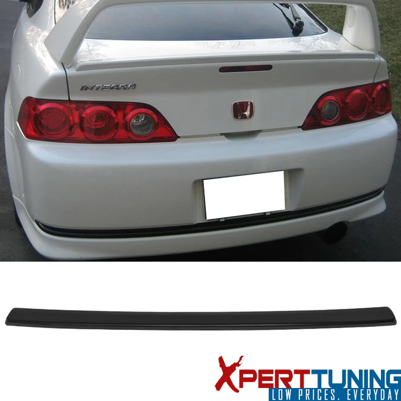 Fits 02-06 Acura RSX Aspec Style Rear Trunk Spoiler Wing Lip ABS Unpainted Black Foto 1 de 4