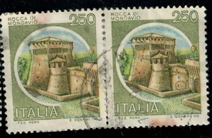 Italy - 1980 - Castles - Rocca di Mondavio - 250L x2 - #2331 - Picture 1 of 1